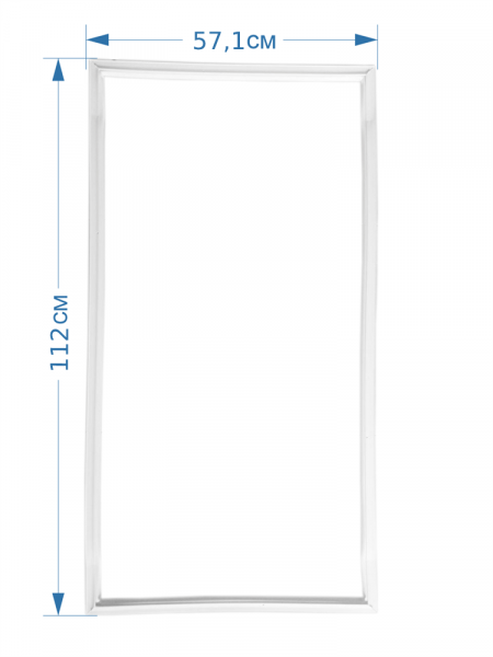 Уплотнитель для холодильника Стинол Indesit Ariston C00267506 (57,1*112)