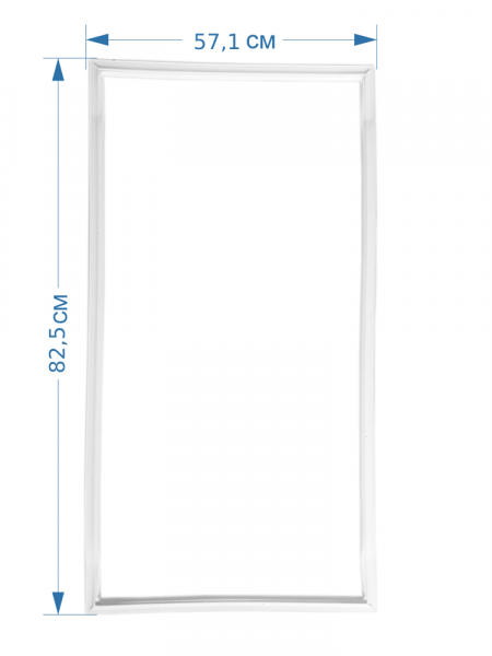 Уплотнитель для холодильника Стинол Indesit Ariston C00854032 (57,1*82,5)