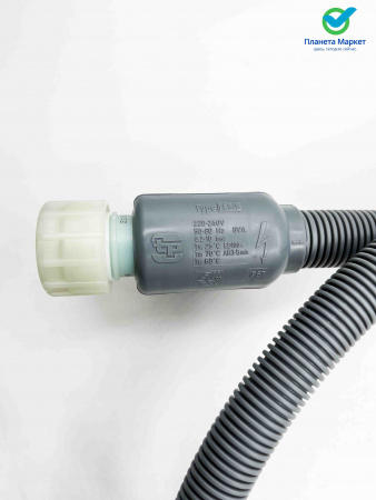 Шланг заливной с аквастоп ПММ INDESIT C00372679, FWH302ID микрофишка