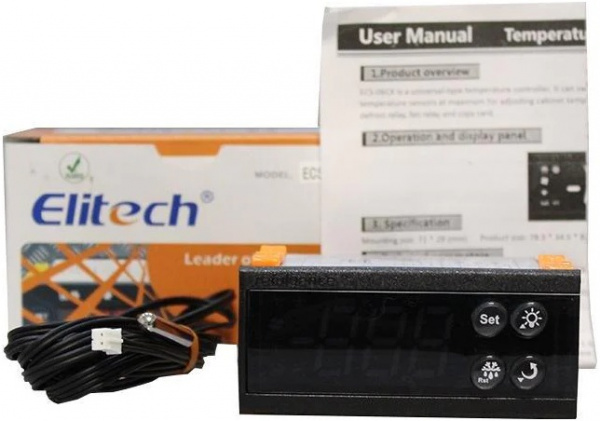 Контроллер ECS-974 Elitech (с 2-мя пласт. датч.)