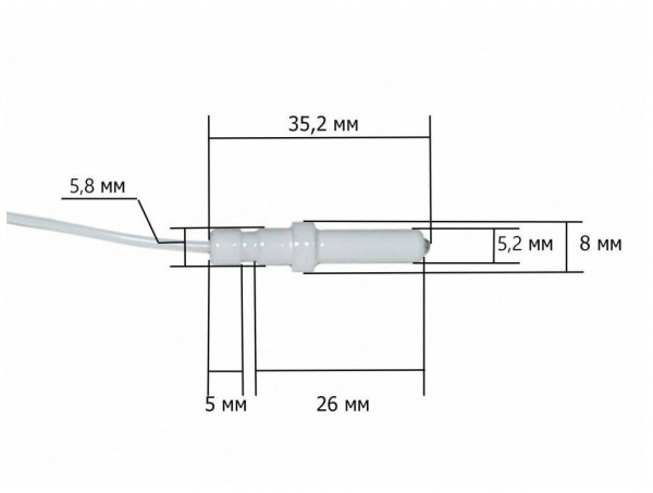 Свеча электророзжига для газовой плиты Bosch Siemens 622823