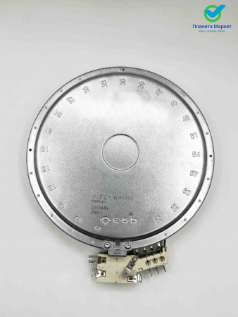 Конфорка для плиты HI-LIGHT 230V D195/160/100mm 666441 3-x зонная